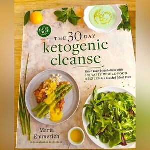 MARIA EMMERICH The 30 Day Ketogenic Cleanse Cookbook Guide LOW carb Dairy Free